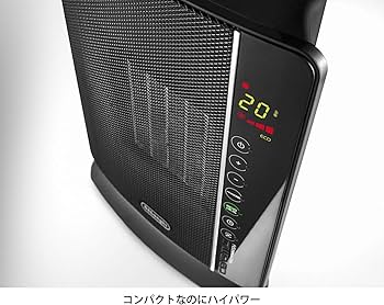 Amazon | デロンギ(DeLonghi) セラミック ファンヒーター ブラック