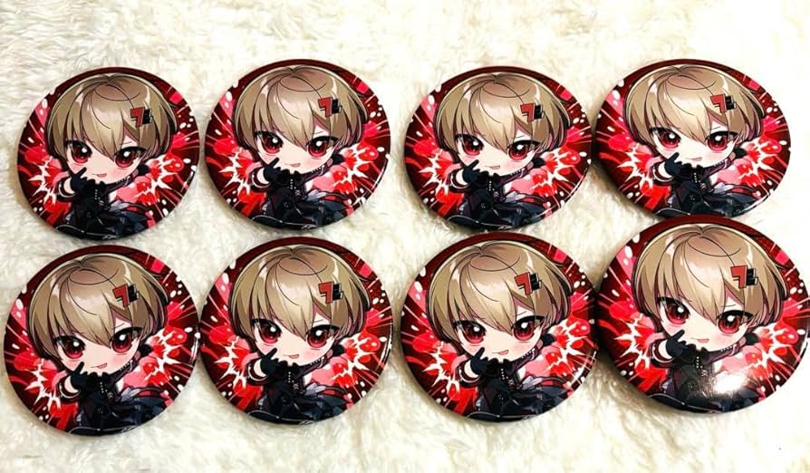 Amazon.co.jp: シクフォニ SIXFONIA 暇72 なつ 缶バッジ SD ミニキャラ