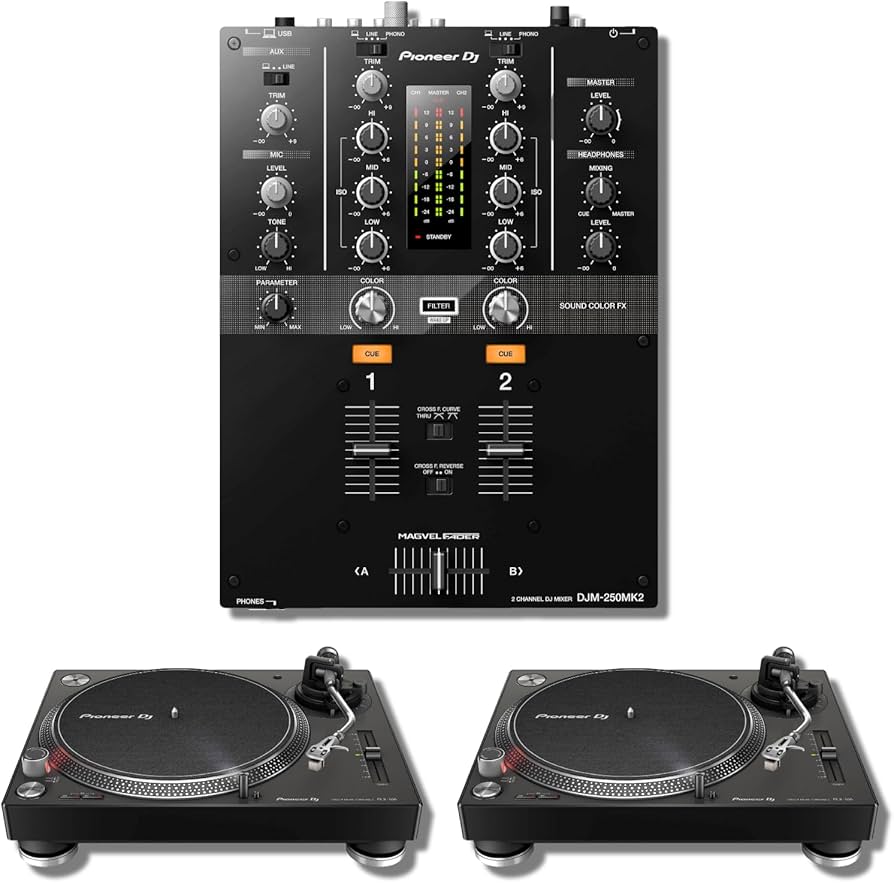 Amazon.com: Pioneer DJM-250MK2 2-channel DJ Mixer with Pioneer PLX