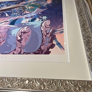 Amazon.co.jp: アールビバン 版画 藤真拓哉Snow prismミクスドメディア