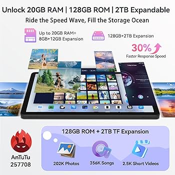 Tablet 2025 Latest 10.1 inch Android 15 Tablet with T615 Octa-core