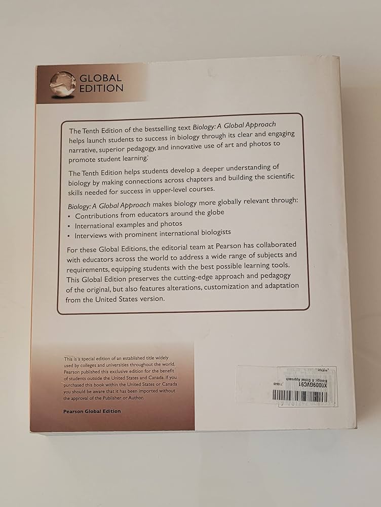 Amazon.com: Biology: A Global Approach: 9781292008653: Neil A