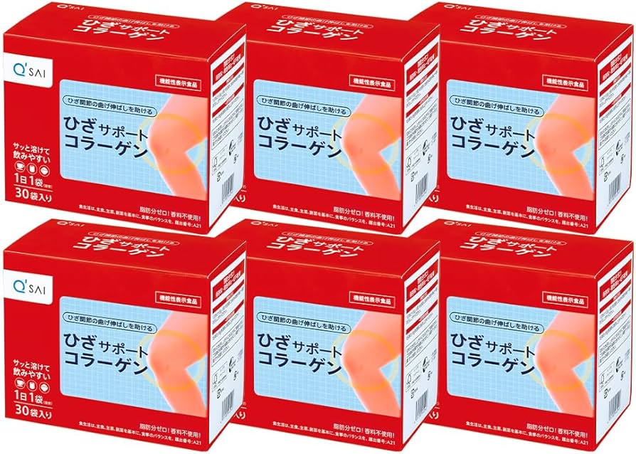 Amazon | キューサイ ひざサポートコラーゲン 30袋入 6箱まとめ買い