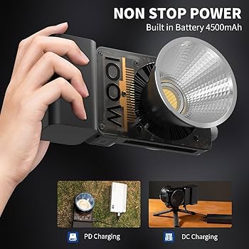 Amazon.com : ZHIYUN CINEPEER CX100 100W LED Video Light, Built-in