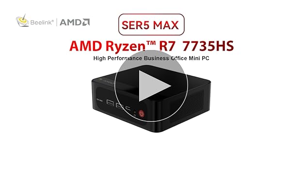 Amazon.com: Beelink SER5 MAX Mini PC,AMD Ryzen7 7735HS(8C/16T,up