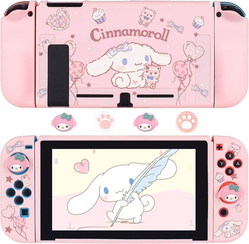 Amazon.com: DLseego Cute Dog Switch Protective Case Dockable Soft