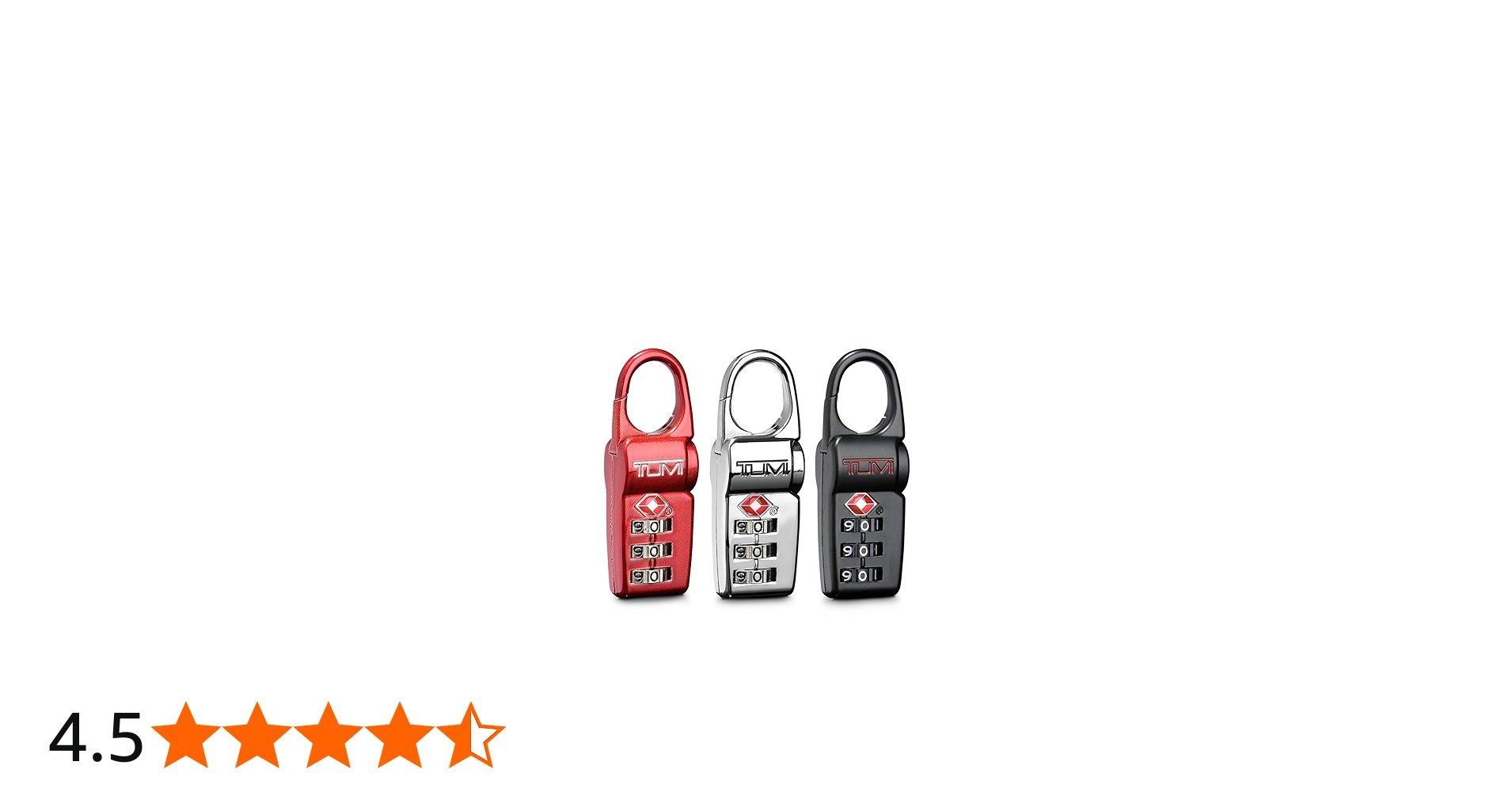 Amazon.co.jp: TUMI トラベルアクセサリー 荷物ロック 3個セット TSA