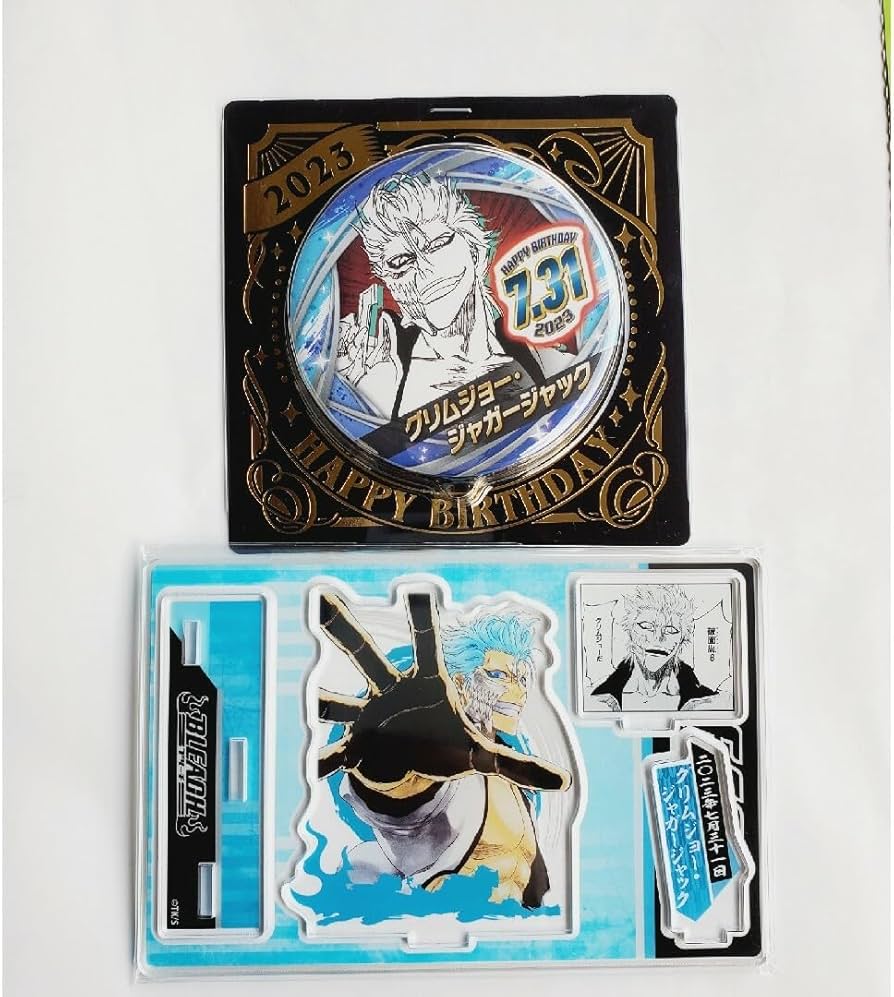 bleach 絵巻 ホログラム缶バッジ 10個 グリムジョー BLEACH