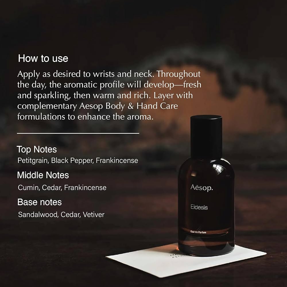 Amazon.com : Aesop Eidesis Eau de Parfum | Black Pepper and