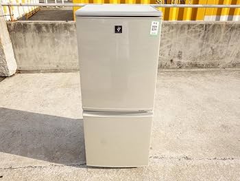 Amazon.co.jp: シャープ 137L 2ドア冷蔵庫（ゴールド系）SHARP