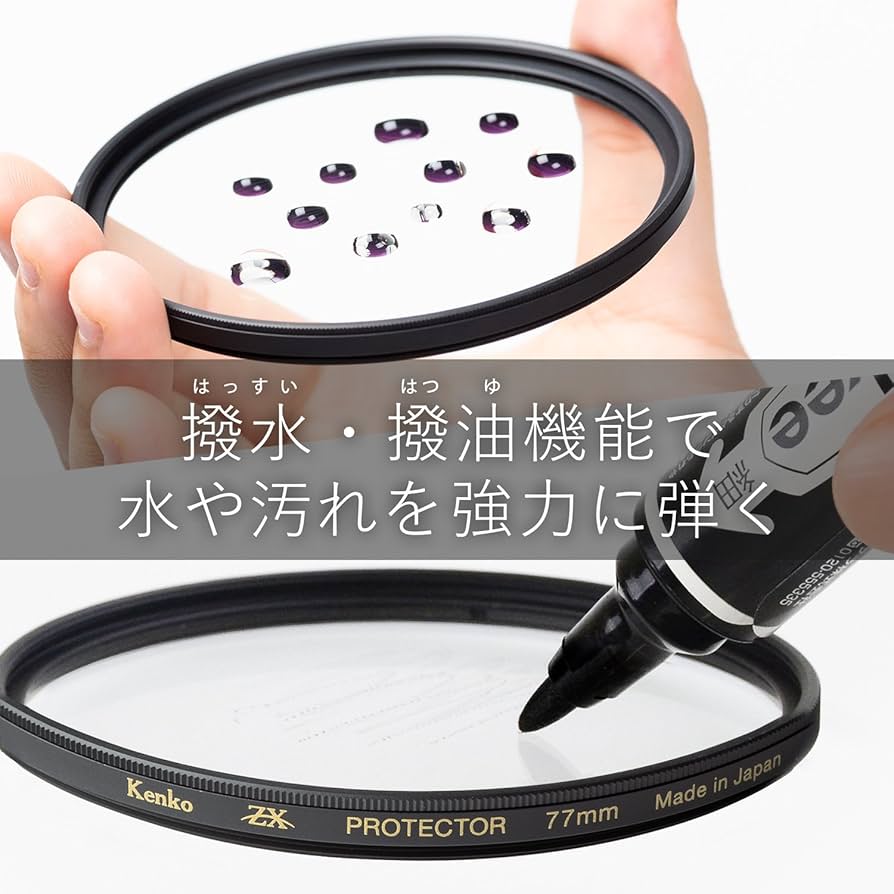 Amazon.co.jp: Kenko レンズフィルター ZX プロテクター 72mm レンズ