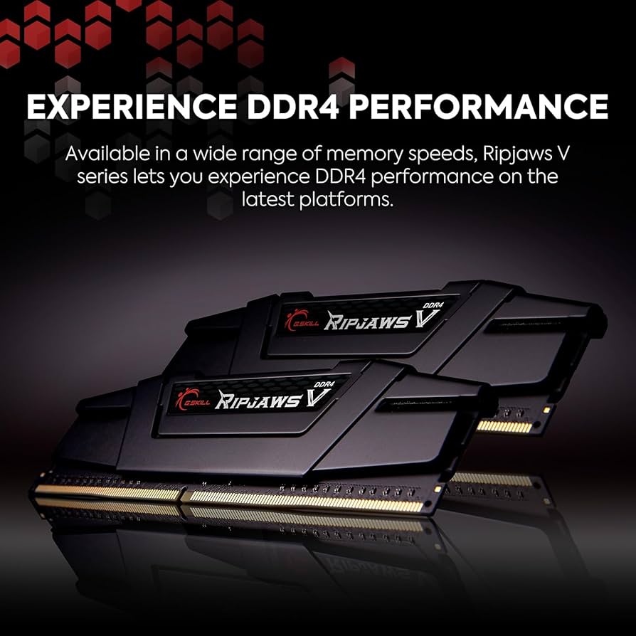 G.SKILL RipjawsV Series DDR4 RAM (XMP) 16GB (2x8GB) 3600MT/s CL16