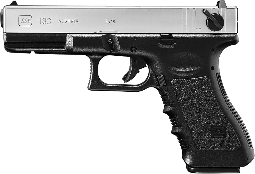 Amazon | 東京マルイ(TOKYO MARUI) GLOCK 18C SILVER SLIDE 18歳以上