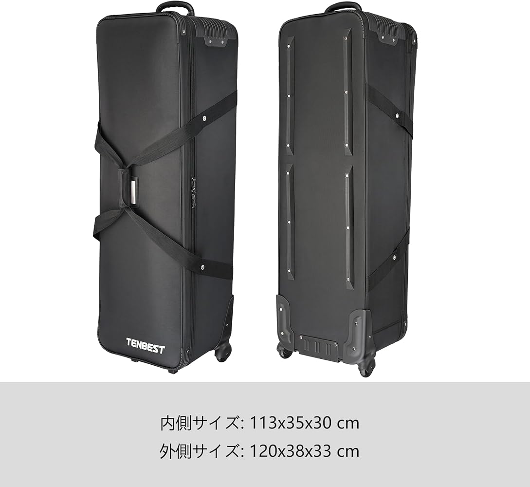Amazon.co.jp: TENBEST 写真スタジオ機器ケース ローリングバッグ
