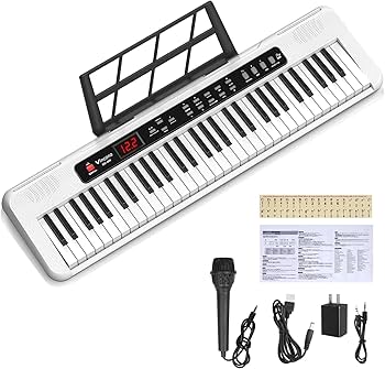 Amazon.co.jp: 電子ピアノ 電子キーボード 61鍵盤 キーボード ピアノ