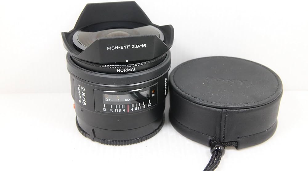 Amazon | SONY 16mm F2.8 Fisheye SAL16F28 | レンズフード 通販