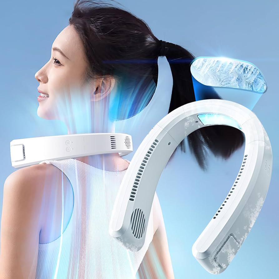 Amazon | ネッククーラー 【上下出風&急速冷却】半導体冷却 首掛け