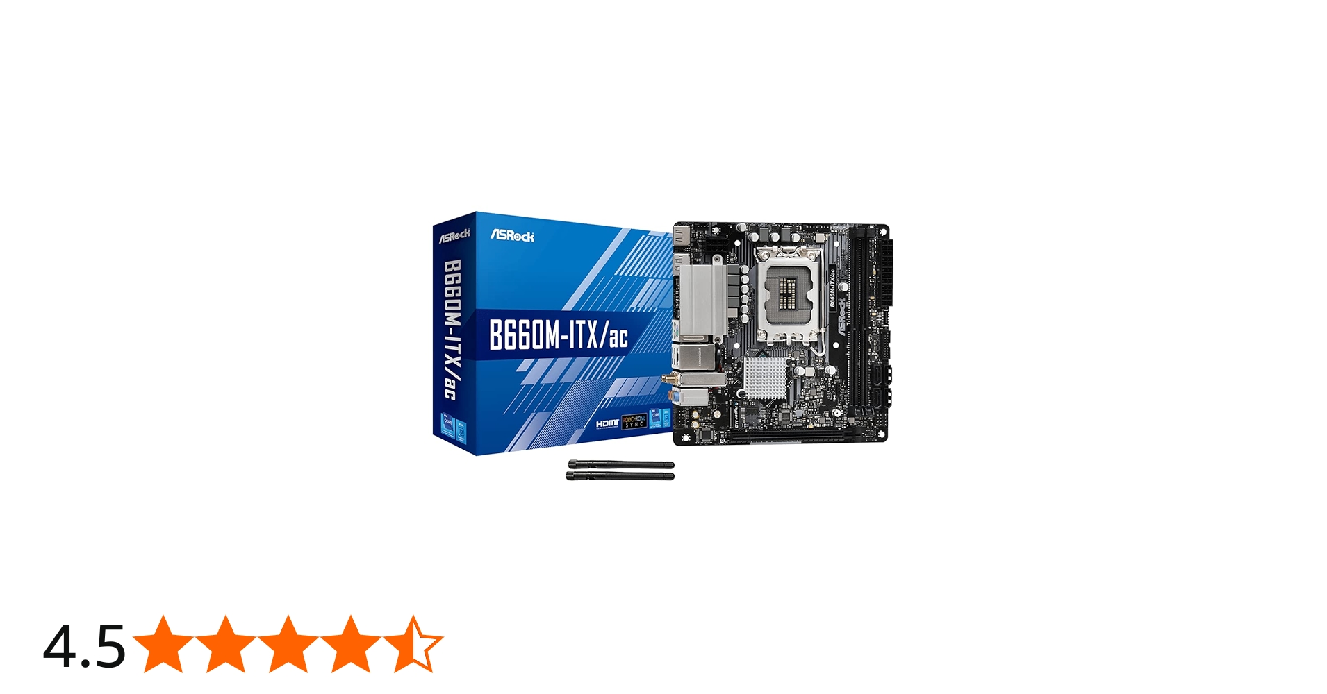 Amazon | ASRock マザーボード B660M-ITX/ac Intel B660 シリーズ 第12