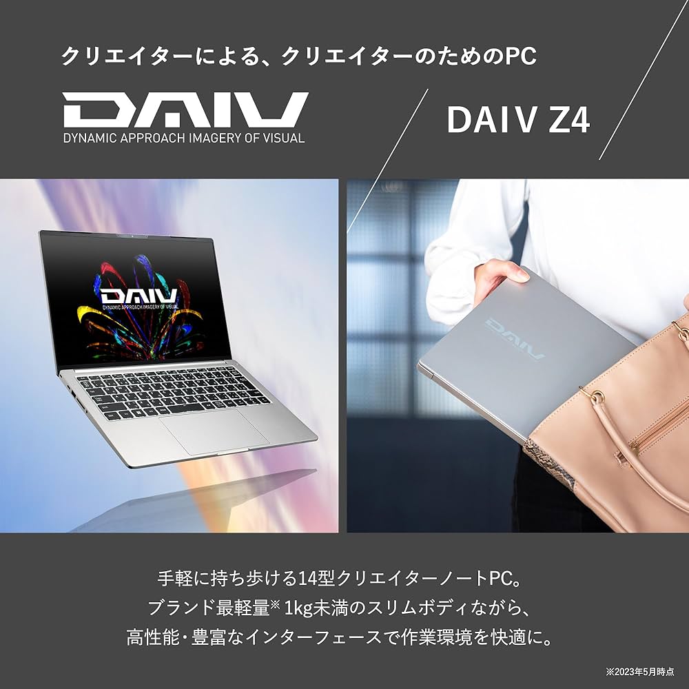 Amazon.co.jp: Mouse Creator Laptop DAIV Z4 (14-inch WUXGA 1920 x