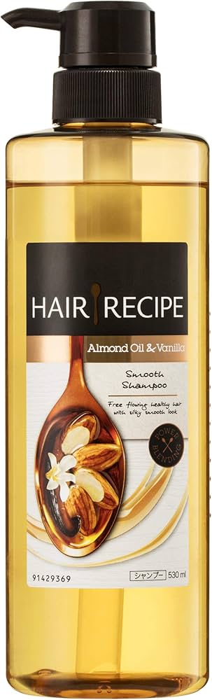 Amazon | ヘアレシピ シャンプー アーモンドオイル&バニラ スムース