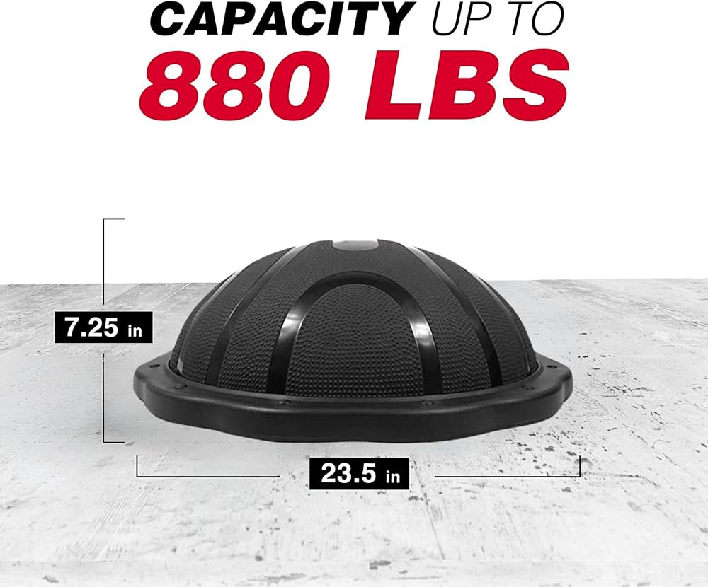 Amazon | イエスフォーオール(Yes4All) ハーフバランスボール ブラック