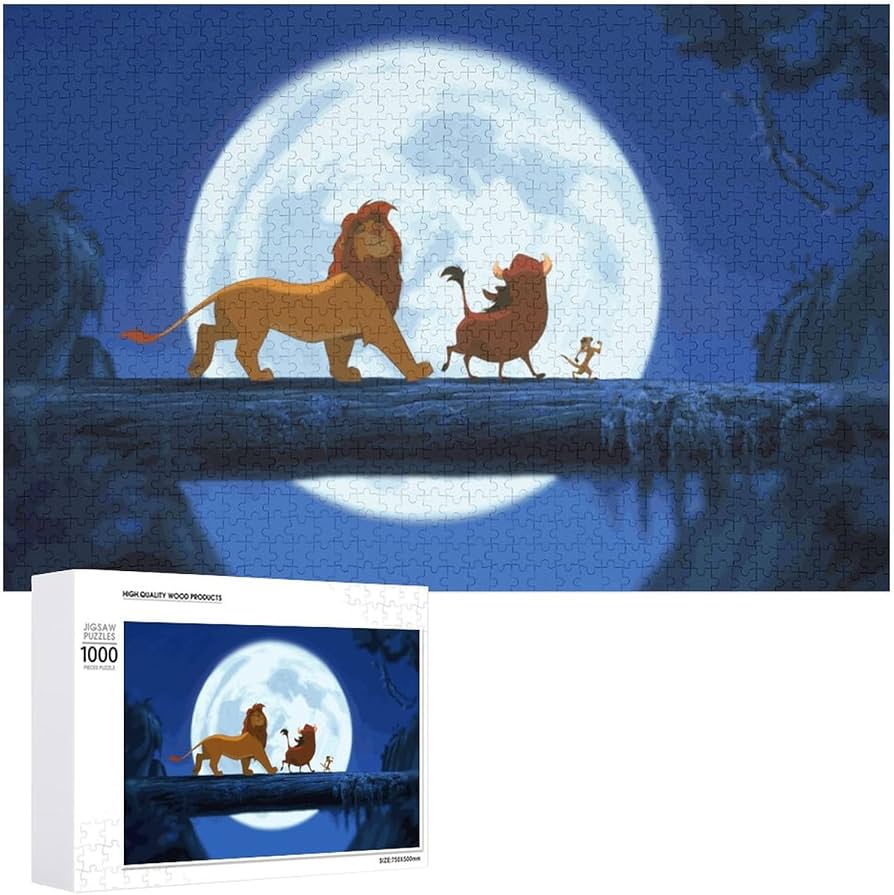 Amazon.co.jp: ジグソーパズル ライオン・キング パズル 木製パズル