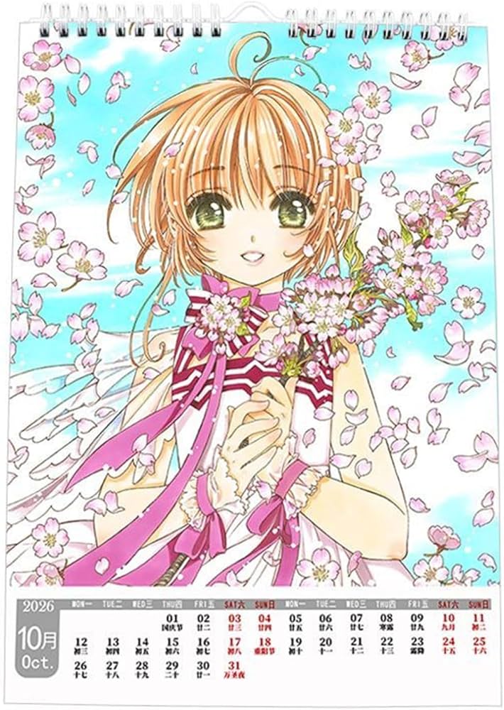 Amazon.co.jp: [SDCADQ]カレンダー 壁掛け 2026年 カードキャプター