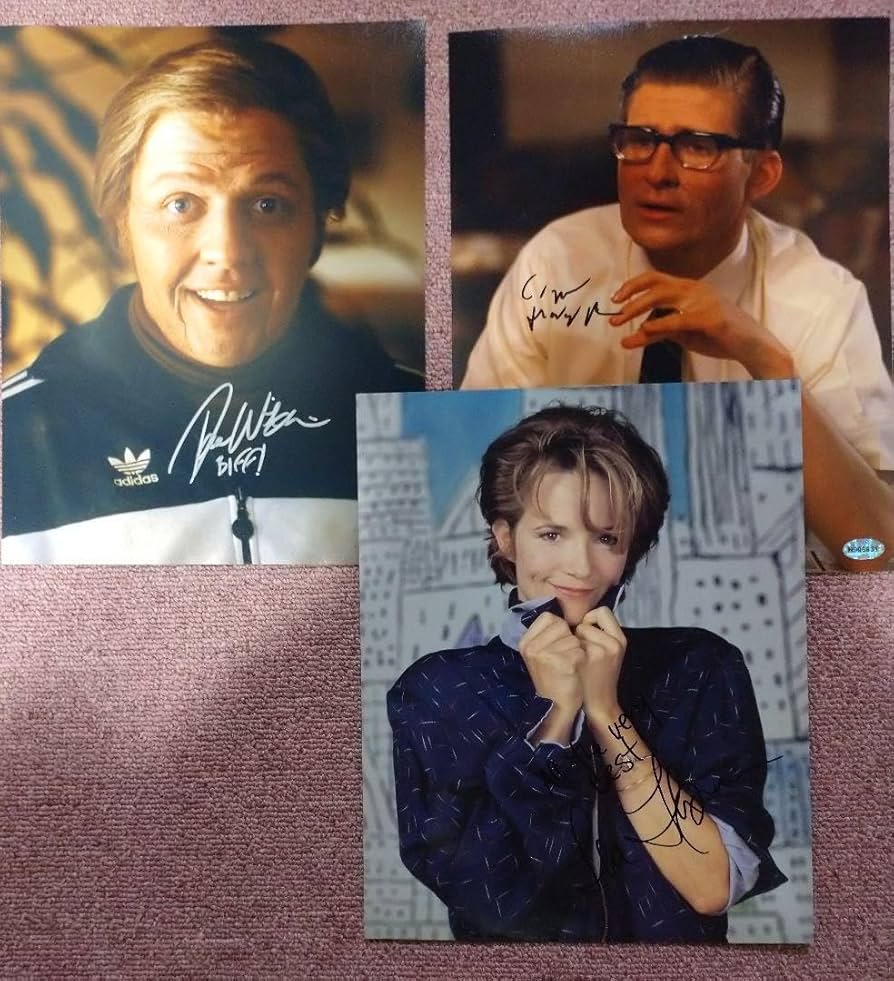 Amazon.co.jp: バックトゥザフューチャー俳優3人直筆サイン リー