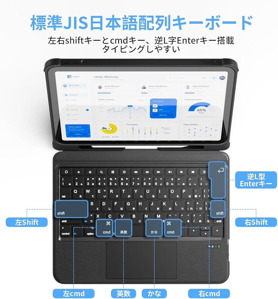 Amazon.co.jp: 【業界新型】Omikamo iPad Air キーボード M3&M2 JIS