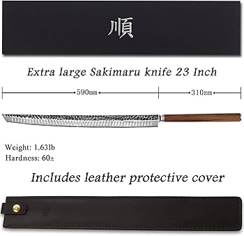 Amazon | YOUSUNLONG 崎丸包丁 900mm – マグロ専用・柳刃 – マグロ解体