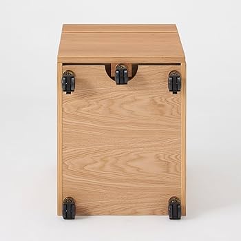 Amazon.co.jp: 無印良品 木製デスクキャビネット オーク材突板 幅39