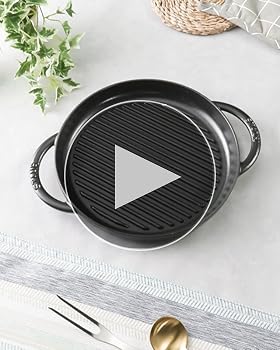 Amazon｜staub ストウブ 「 ピュアグリル ラウンド ブラック 26cm