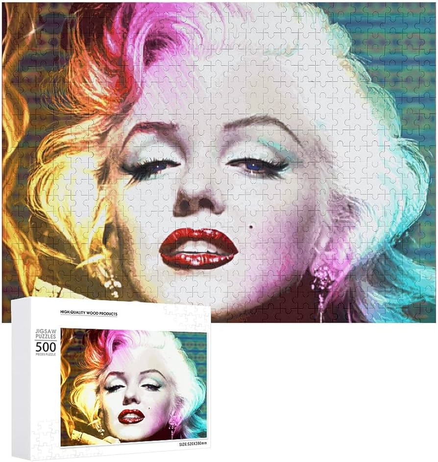 Amazon | マリリンモンロー ジグソーパズル 500ピース パズル 木製