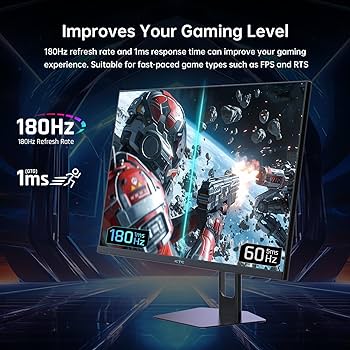 Amazon.com: KTC 27 Inch QHD Gaming Monitor, 180Hz 1ms GTG Fast IPS
