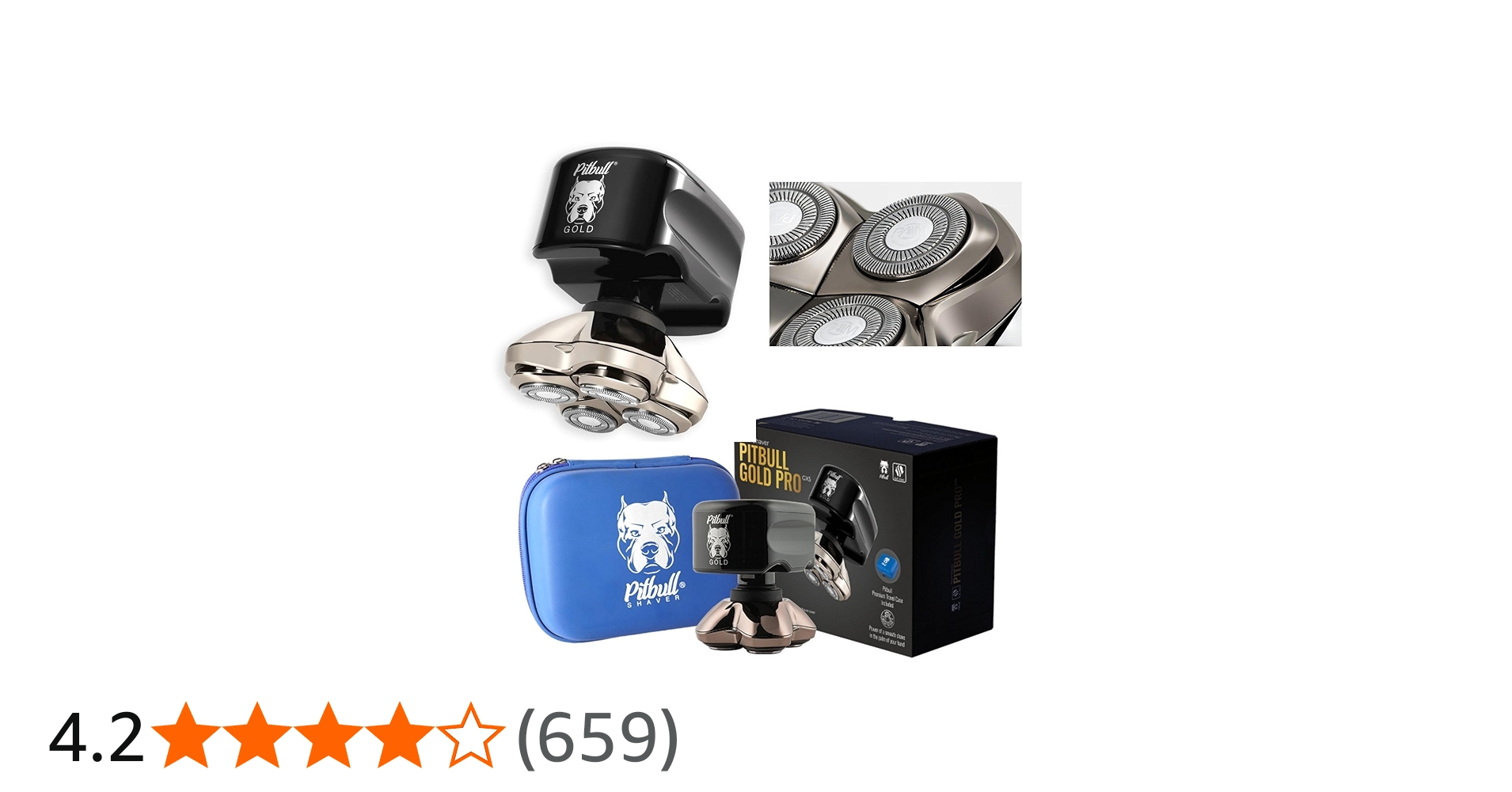 Amazon | スキンヘッド用シェーバー Skull Shaver Pitbull Gold PRO