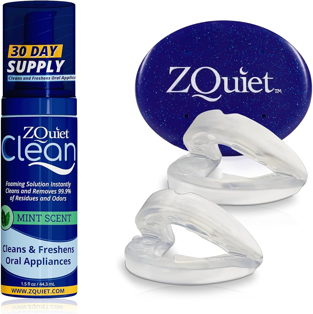 Amazon.com: ZQuiet, Anti-Snoring Mouthpiece (Blue) + Cleaner (1.5