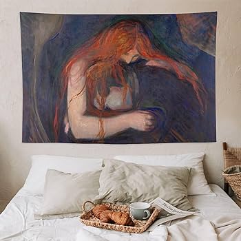 Amazon.co.jp: Edvard Munchエドヴァルド・ムンク 『吸血鬼（愛と痛み