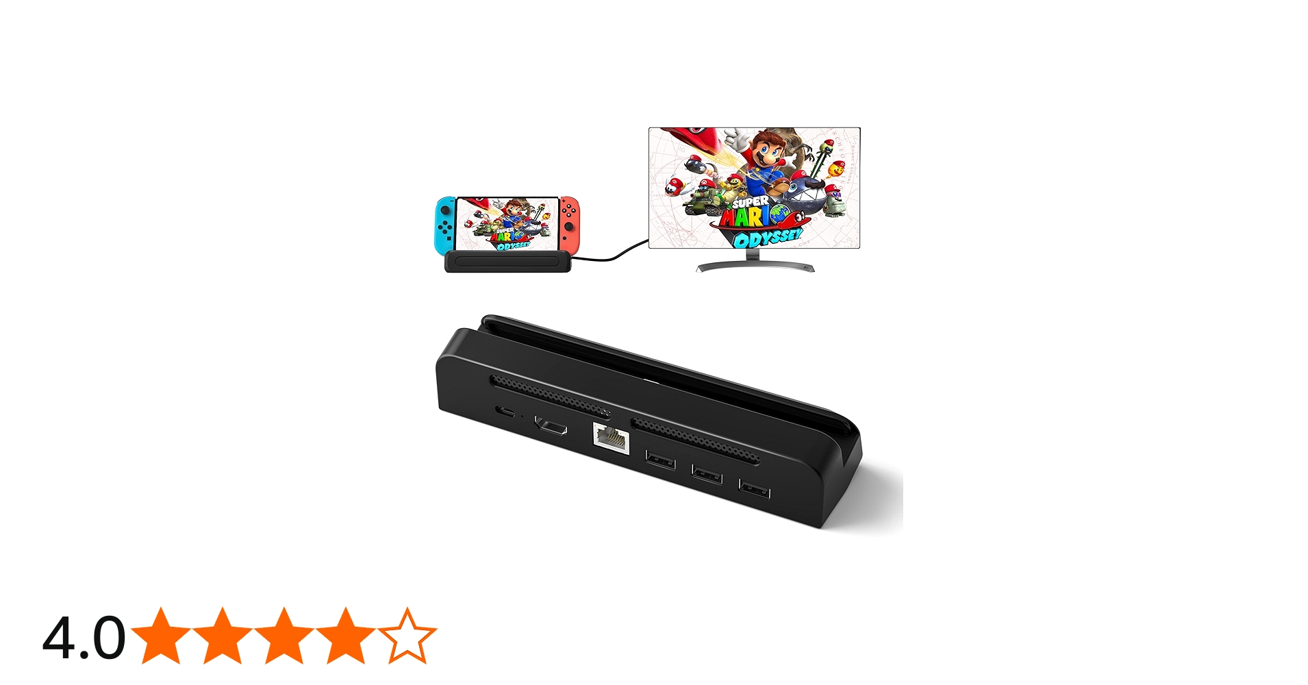 Amazon.co.jp: Nintendo Switch/Switch OLED用スイッチドック、1000Mbs