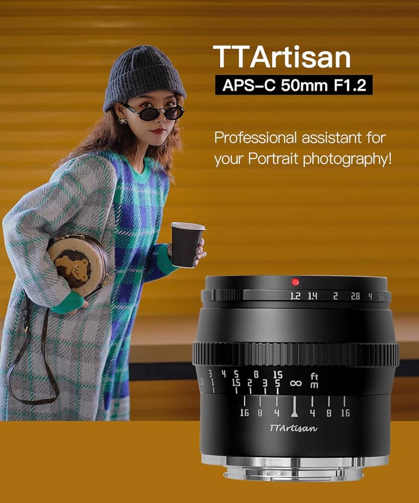 Amazon | 【2年保証付】TTArtisan 50mm F1.2 APS-C マニュアル
