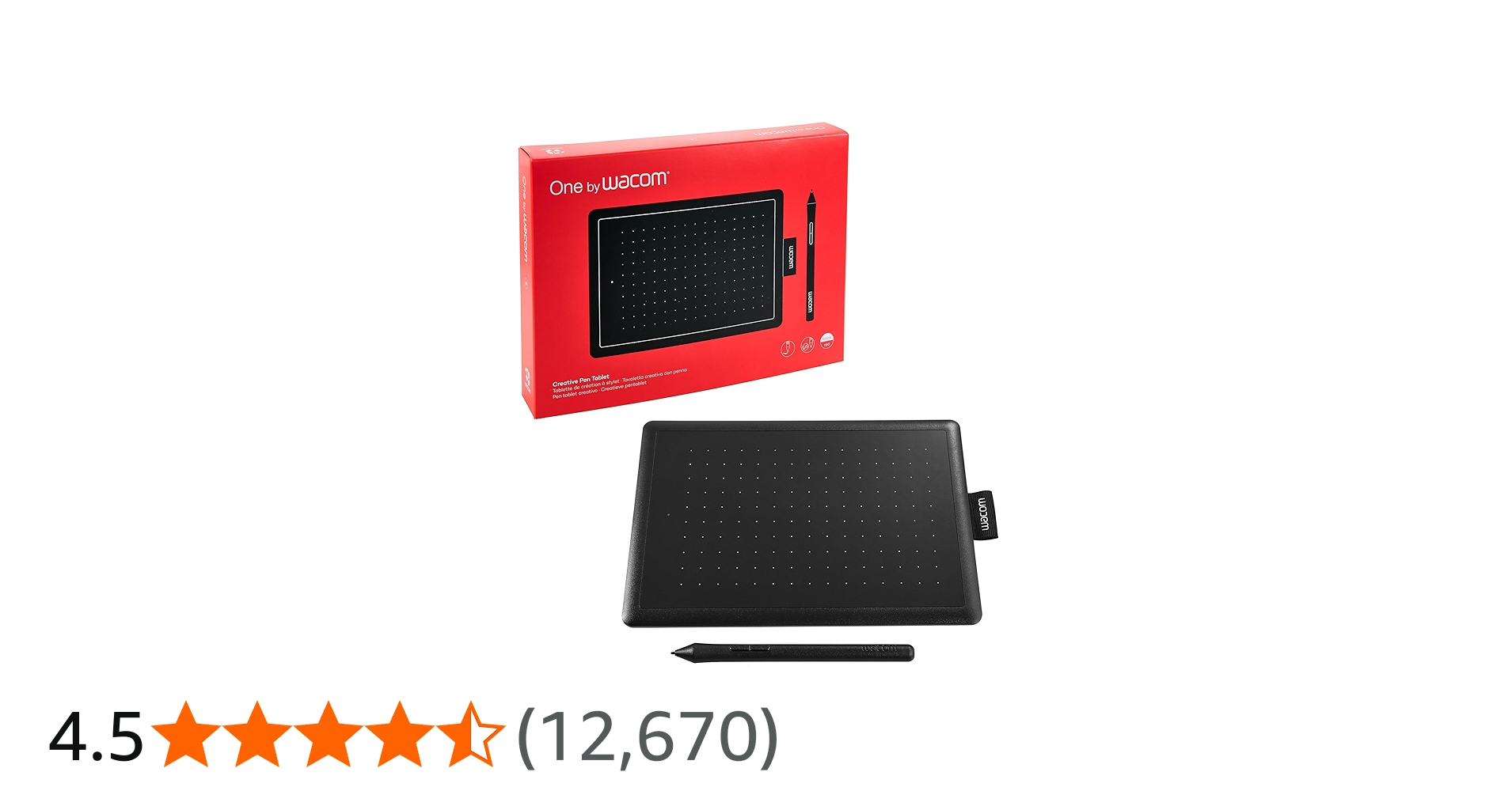 Amazon.in: Buy Wacom One by CTL-472-N Small Creative Pen Tablet