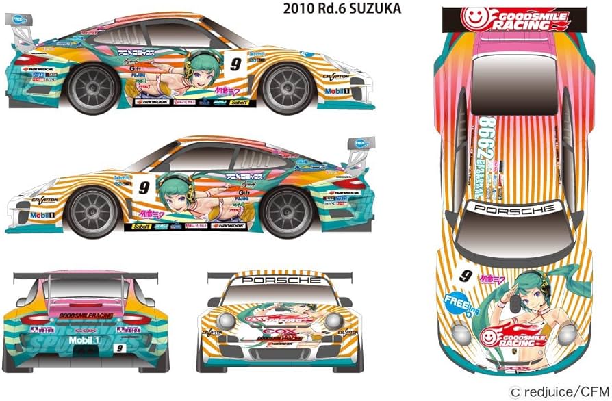 Amazon | 1/24 No.2 ポルシェ911GT3R 初音ミクXGSRポルシェ RD.6仕様