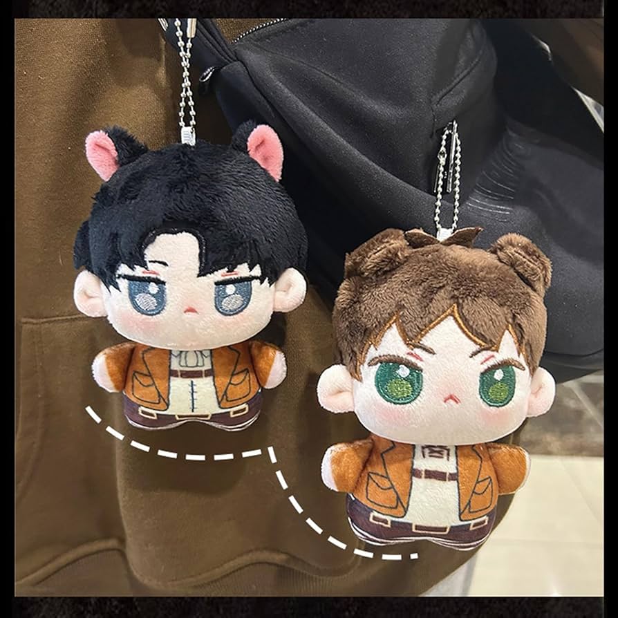 Amazon.co.jp: 進撃の巨人 周辺 エレン リヴァイ ぬいぐるみ