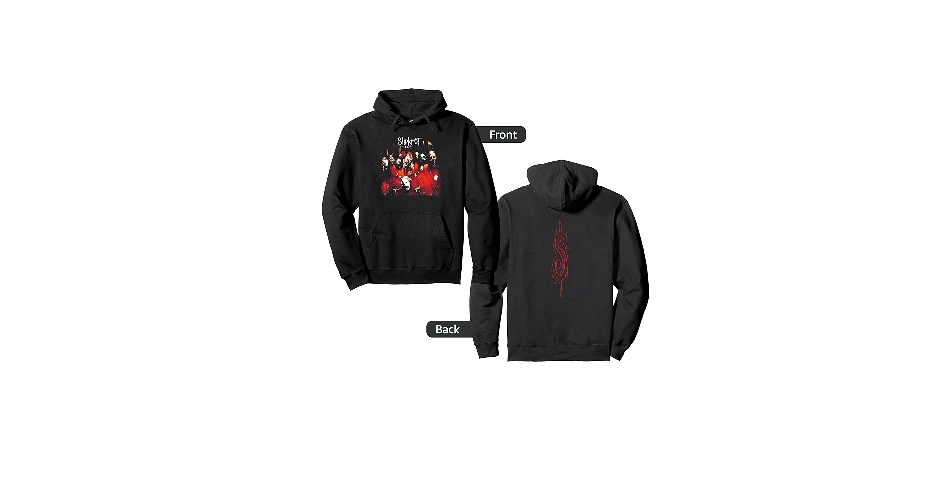 Amazon.com: Official Slipknot Self Titled Pullover Hoodie