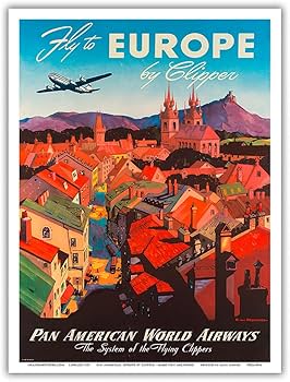 Amazon.com: Fly to Europe by Clipper - Boeing 377 Stratocruiser