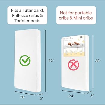 Amazon.com : Dream On Me Baby Zzz 5” Full-Size Crib & Toddler Bed