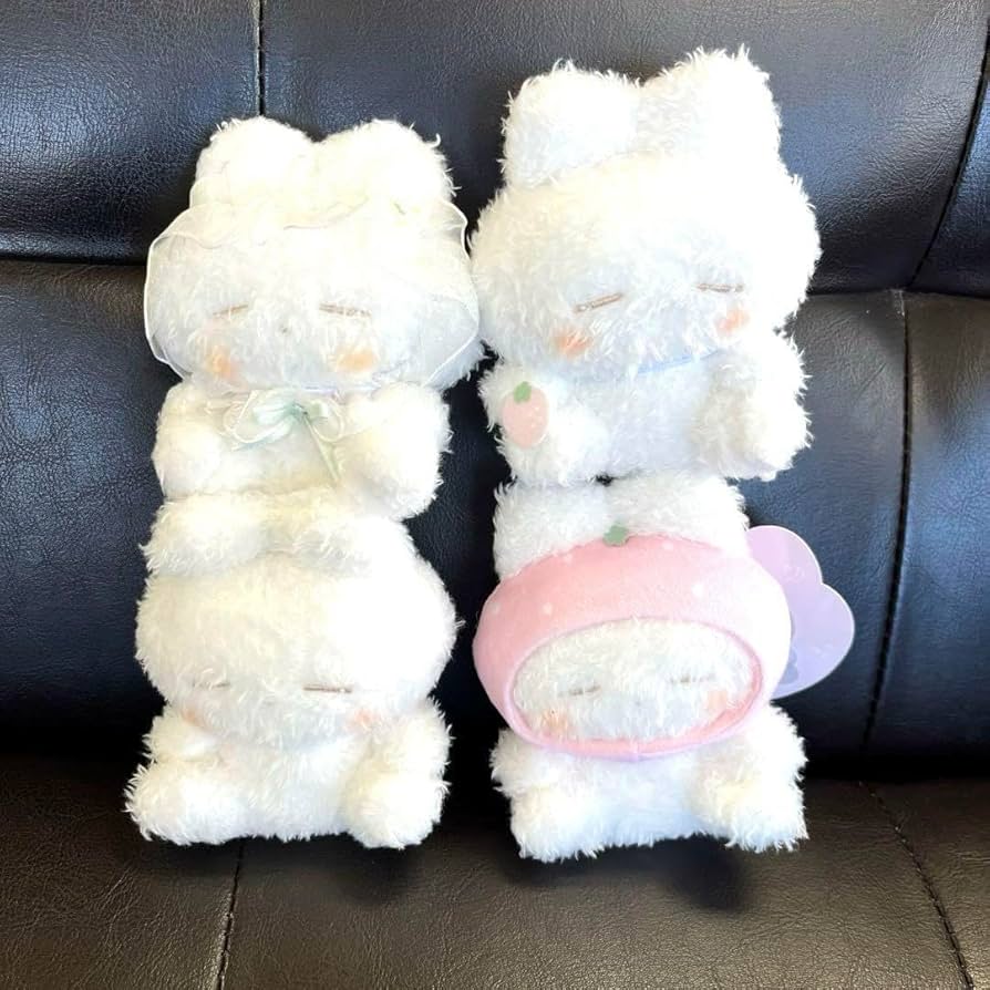 Amazon.co.jp: プライズ うさぎのねむちゃん マスコットぬいぐるみ 全4