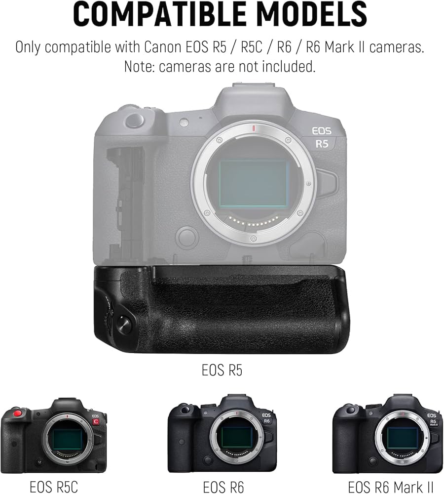 Amazon | NEEWER バッテリーグリップ 交換用 BG-R10 EOS R5 R5C R6 R6