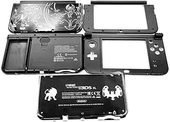 Amazon.co.jp: 限定ブラック New3DSXL 予備ハウジングケースシェル 5