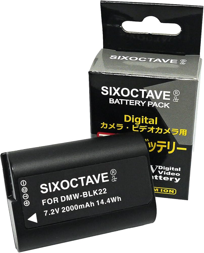 Amazon | SIXOCTAVE DMW-BLK22 互換バッテリー パナソニック 向け