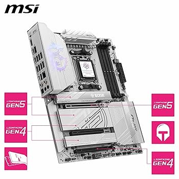 Amazon.com: MSI MPG X870E Edge TI WiFi Motherboard, ATX - Supports